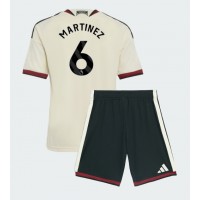 Manchester United Lisandro Martinez #6 Kolmas Peliasu Lasten 2026-27 Lyhythihainen (+ Lyhyet housut)